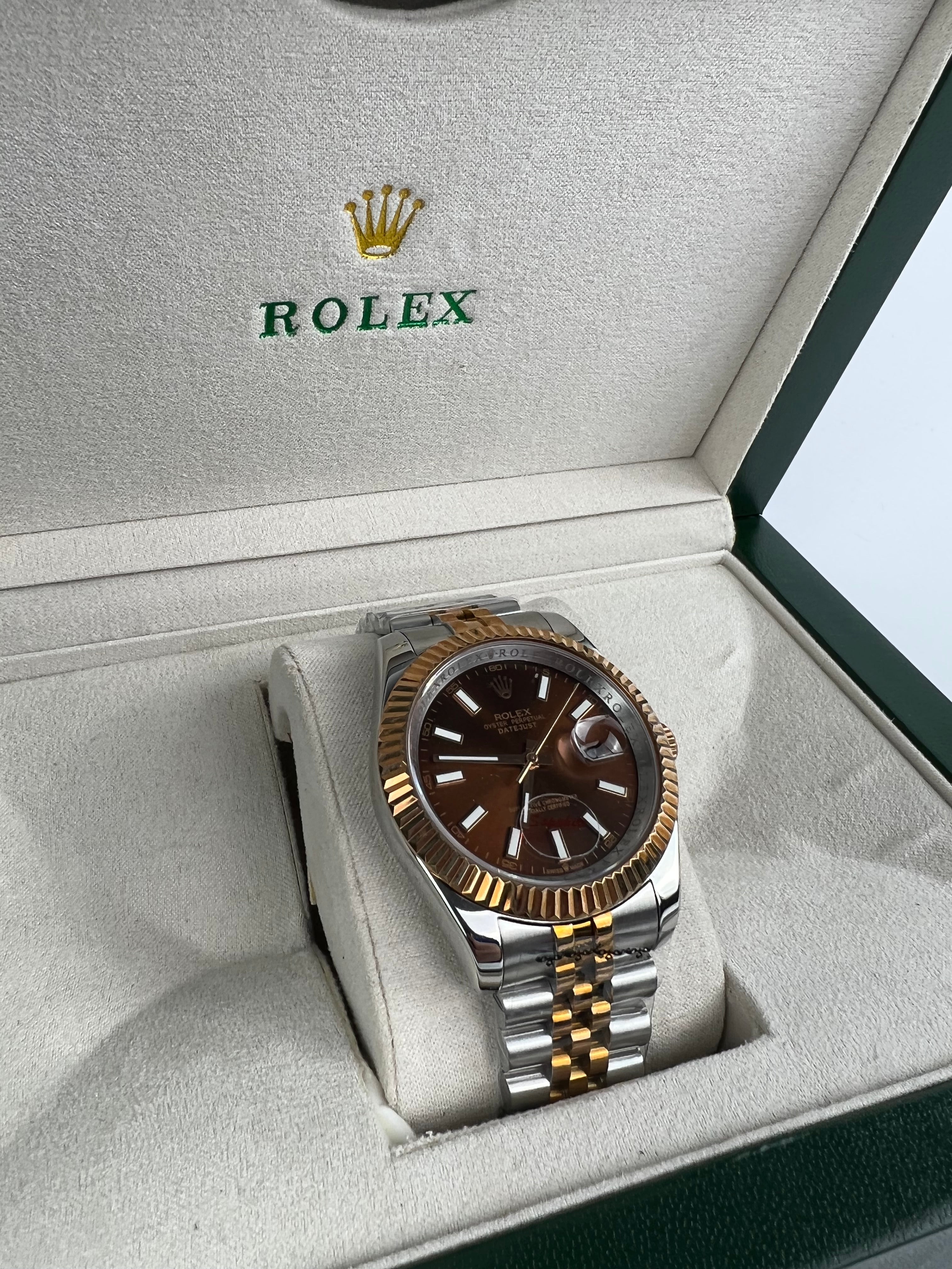 Rolex Datejust Rose Steel 41 MM