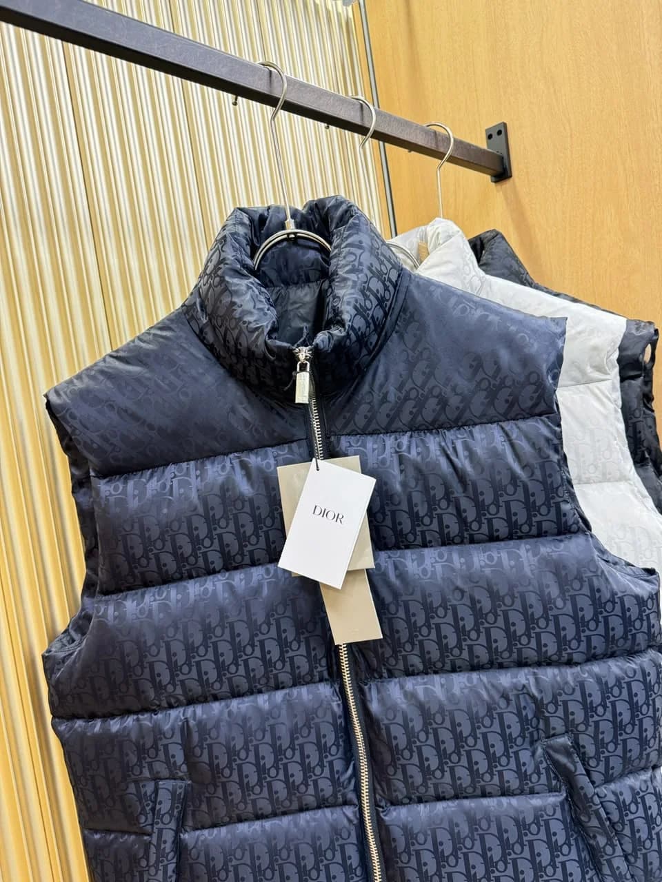 Dior Oblique Bodywarmer — Donkerblauw